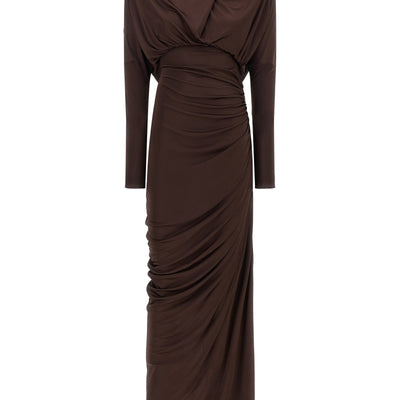 Balmain Draped Jersery Dress