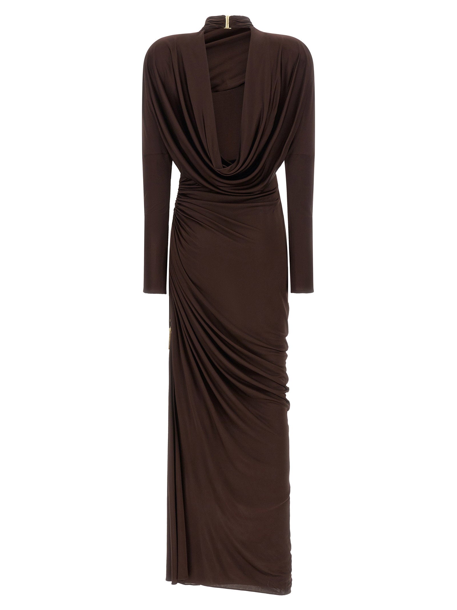 Balmain Draped Jersery Dress