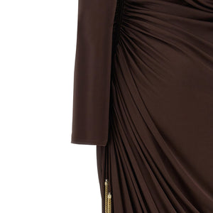 Balmain Draped Jersery Dress
