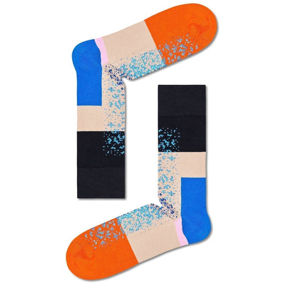Happy Socks Dressed Blocked Crew Length Socks for Men