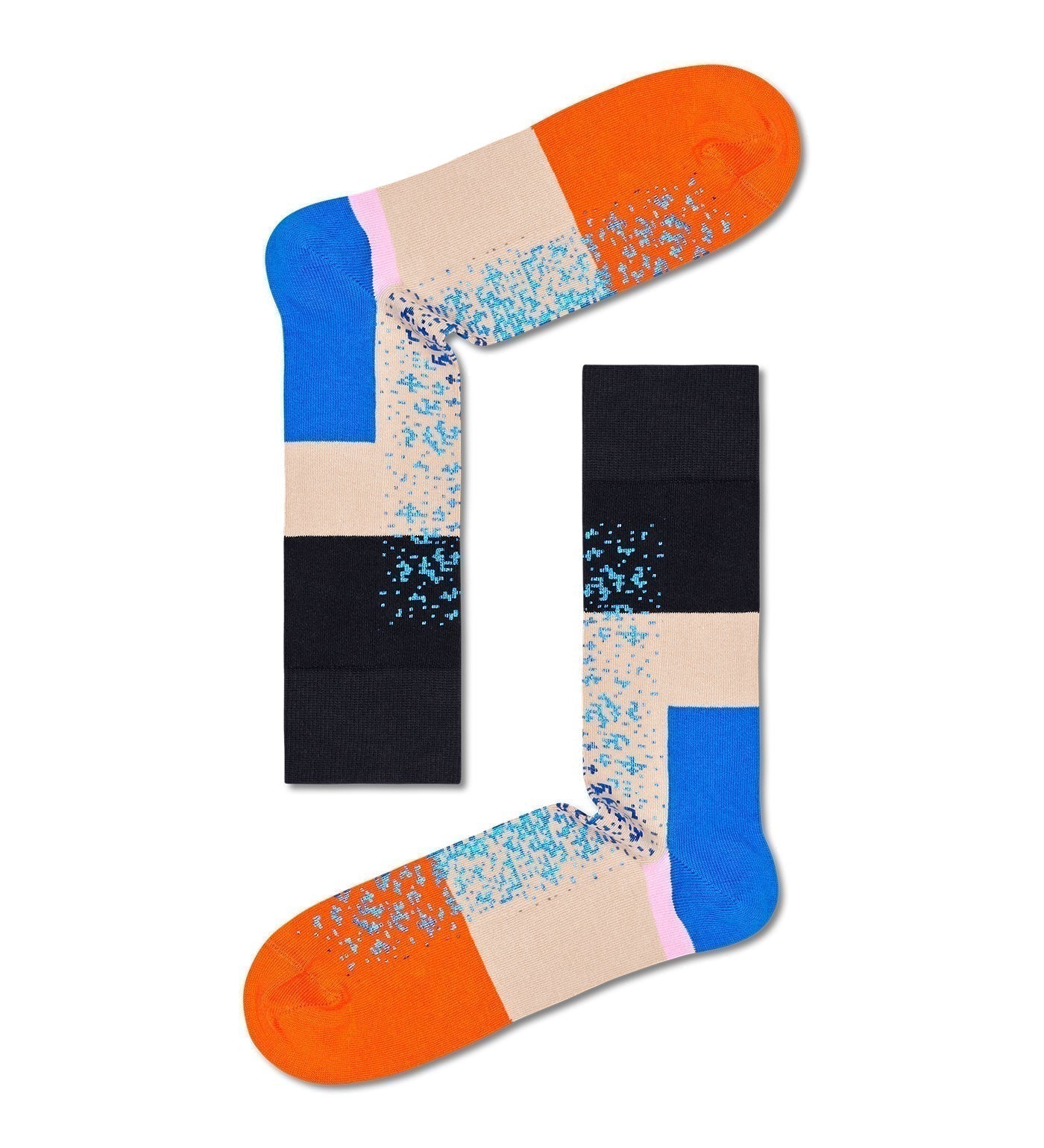 Happy Socks Dressed Blocked Crew Length Socks for Men
