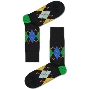Happy Socks Dressed Jaxon Crew Length Socks for Men