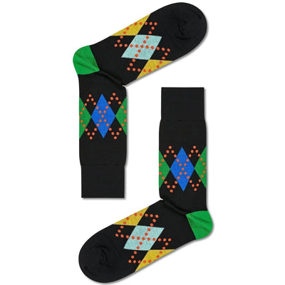 Happy Socks Dressed Jaxon Crew Length Socks for Men