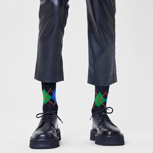 Happy Socks Dressed Jaxon Crew Length Socks for Men