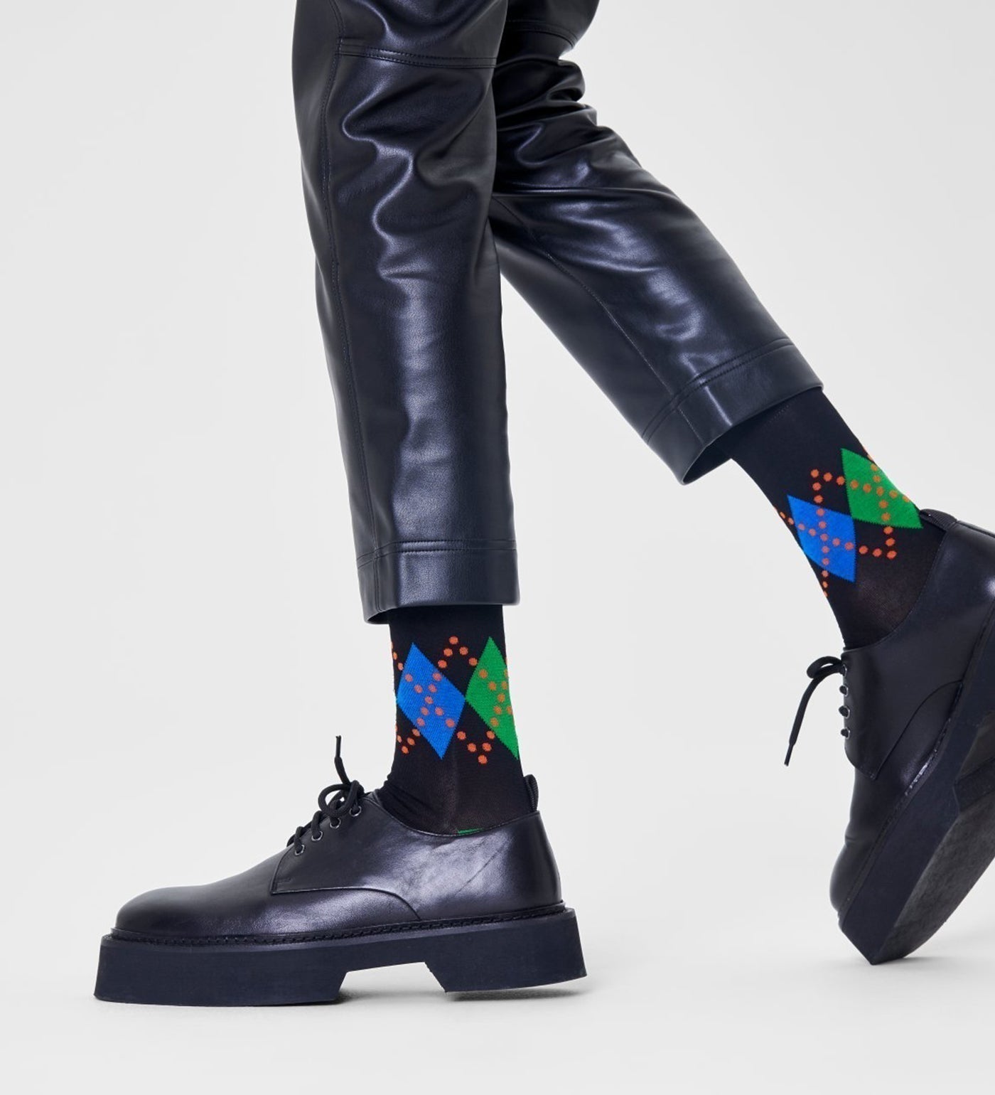 Happy Socks Dressed Jaxon Crew Length Socks for Men