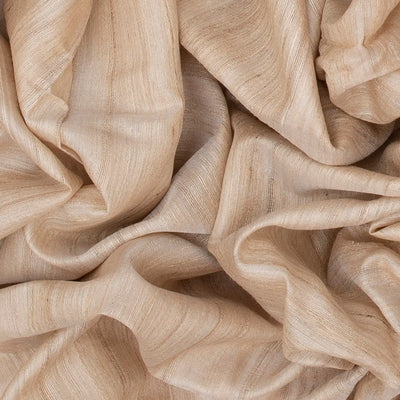 Cream Woven Dupion Silk Saree With Maroon Border-Cream