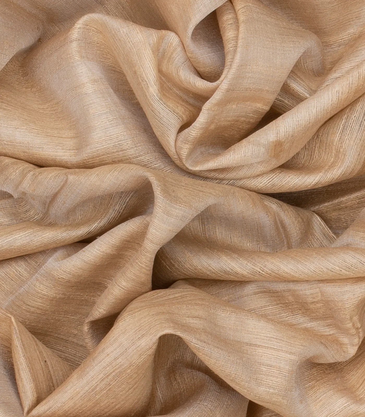 Cream Woven Dupion Silk Saree With Green Border-Cream