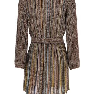 Missoni V-neck And Belt Dress