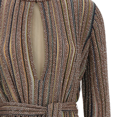 Missoni V-neck And Belt Dress