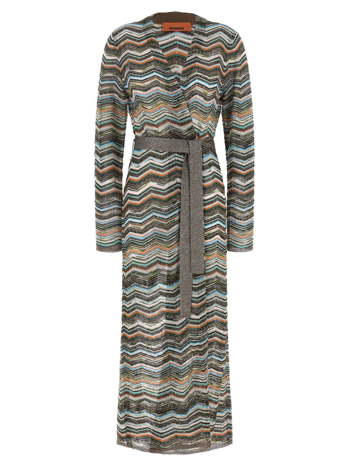 Missoni Chevron Lamé Cardigan