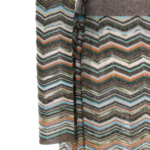 Missoni Chevron Lamé Cardigan
