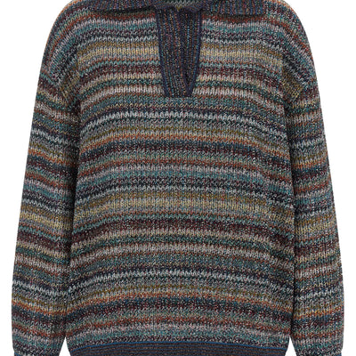 Missoni Lamé Yarn Polo Shirt