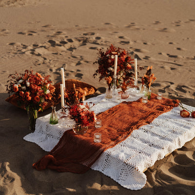 Desert Orange Rustic Wedding