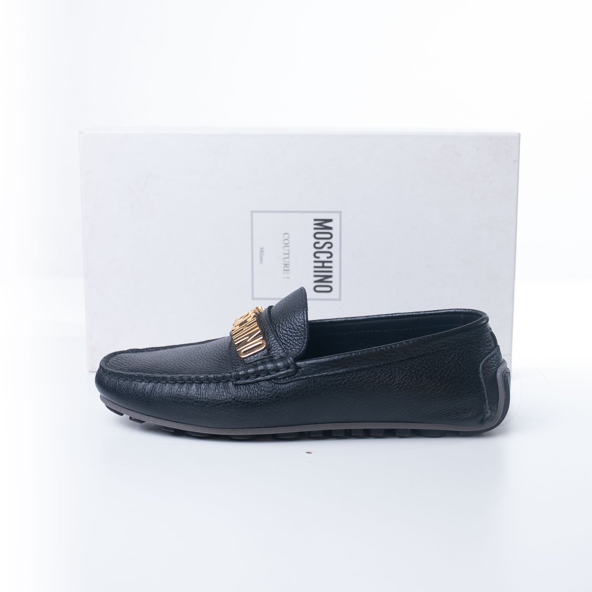 Moschino Couture Leather Shoes