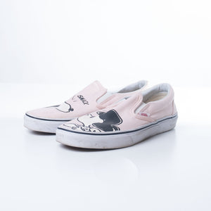 Vans Peanuts Snoopy Pink Slip-Ons