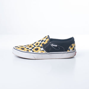 Vans Asher Checker Sunflower Slip-Ons