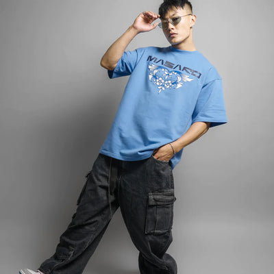 MASARO MOCKINGBIRD T-SHIRT BLUE