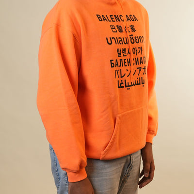 Balenciaga Orange Hoodie