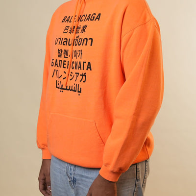 Balenciaga Orange Hoodie