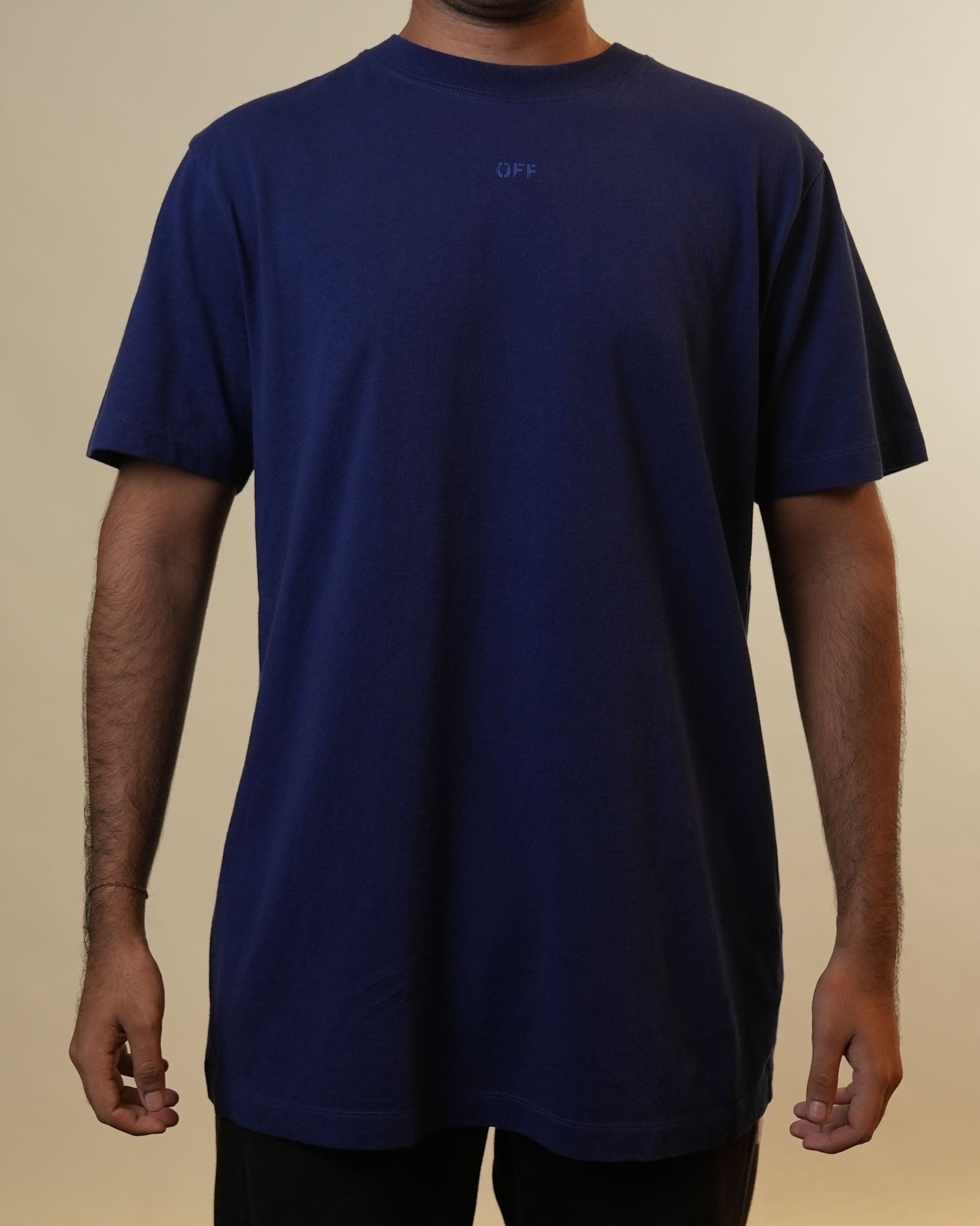 Off White Blue Tshirt