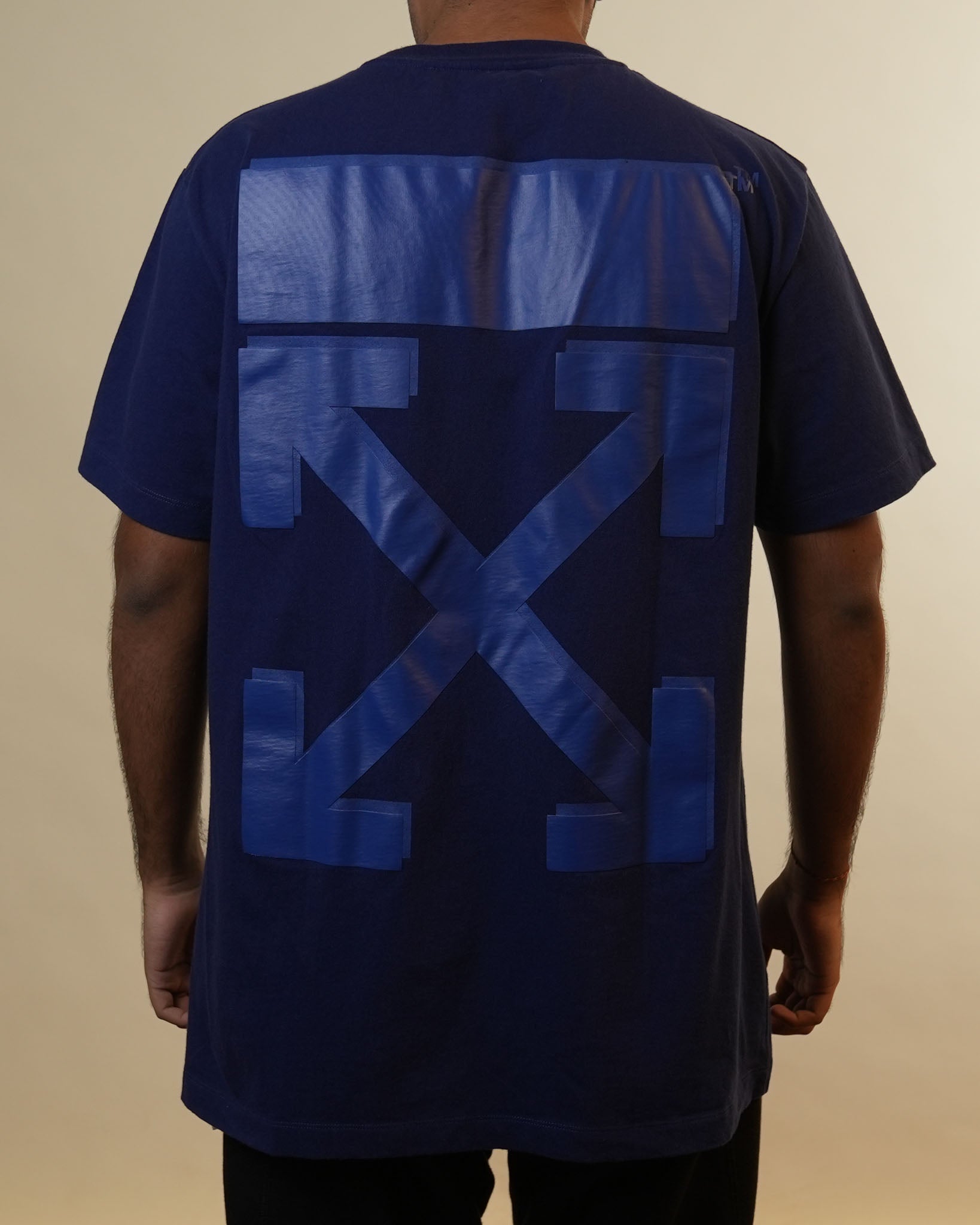 Off White Blue Tshirt
