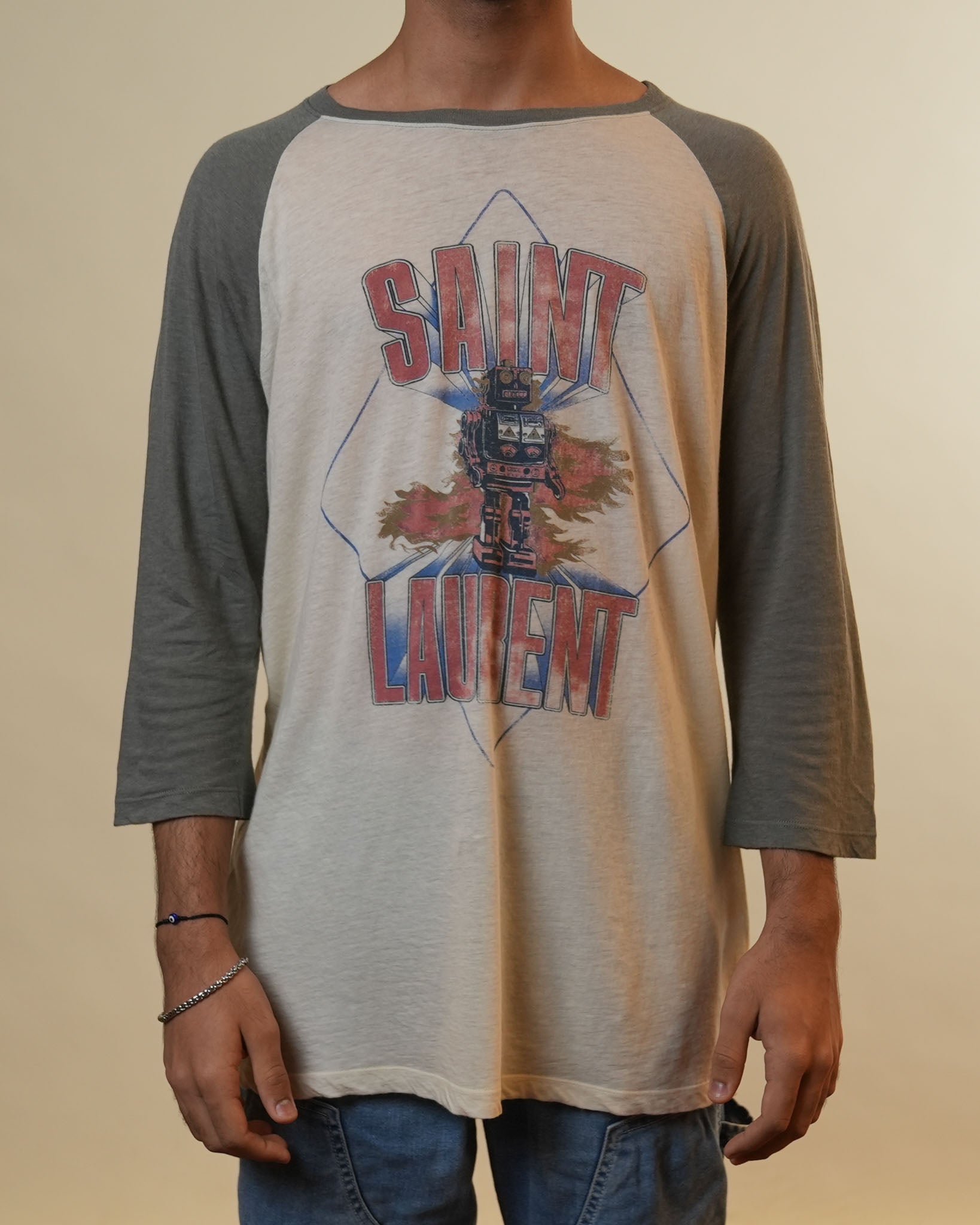 Saint Laurent Raglan Sleeves Tshirt