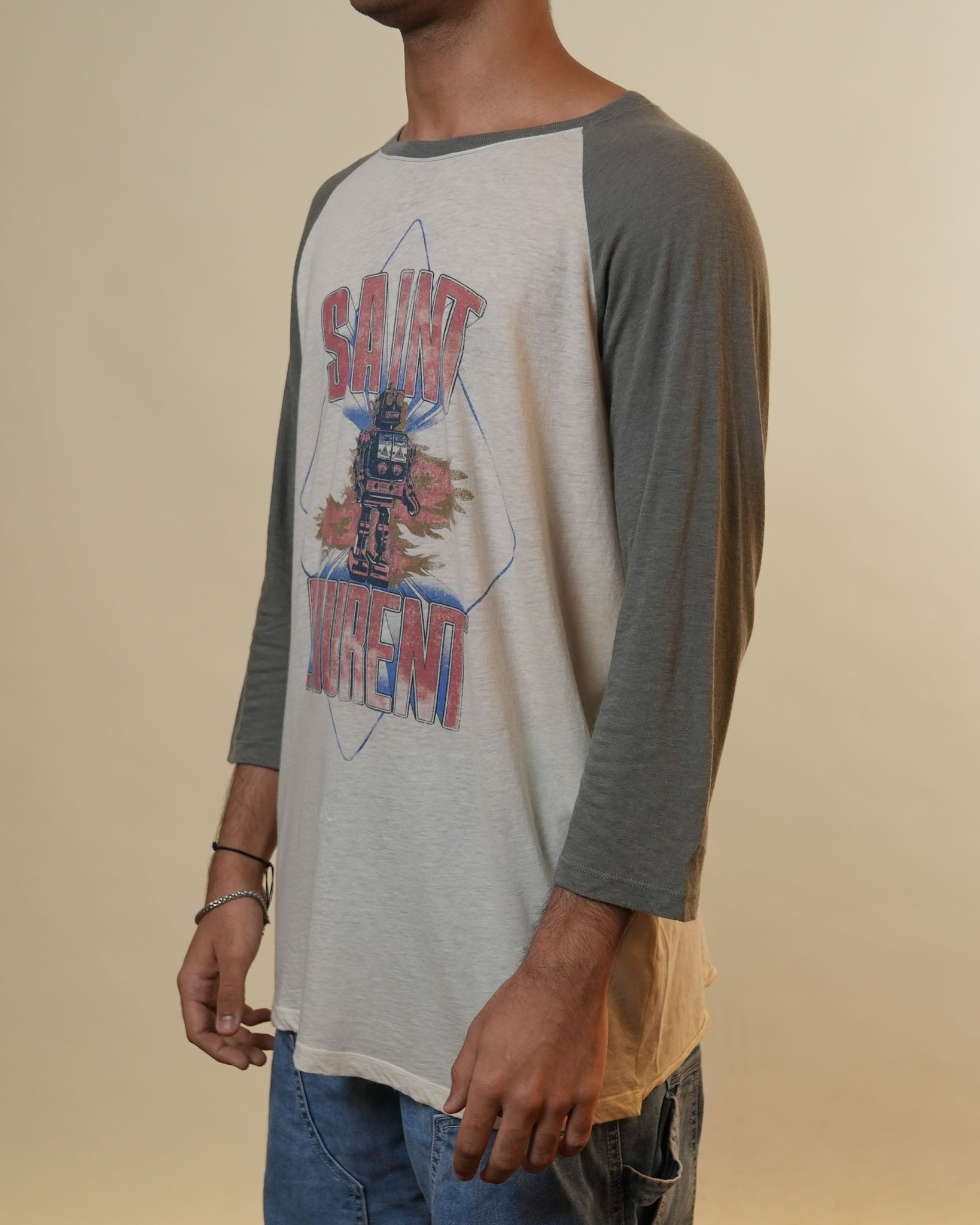 Saint Laurent Raglan Sleeves Tshirt
