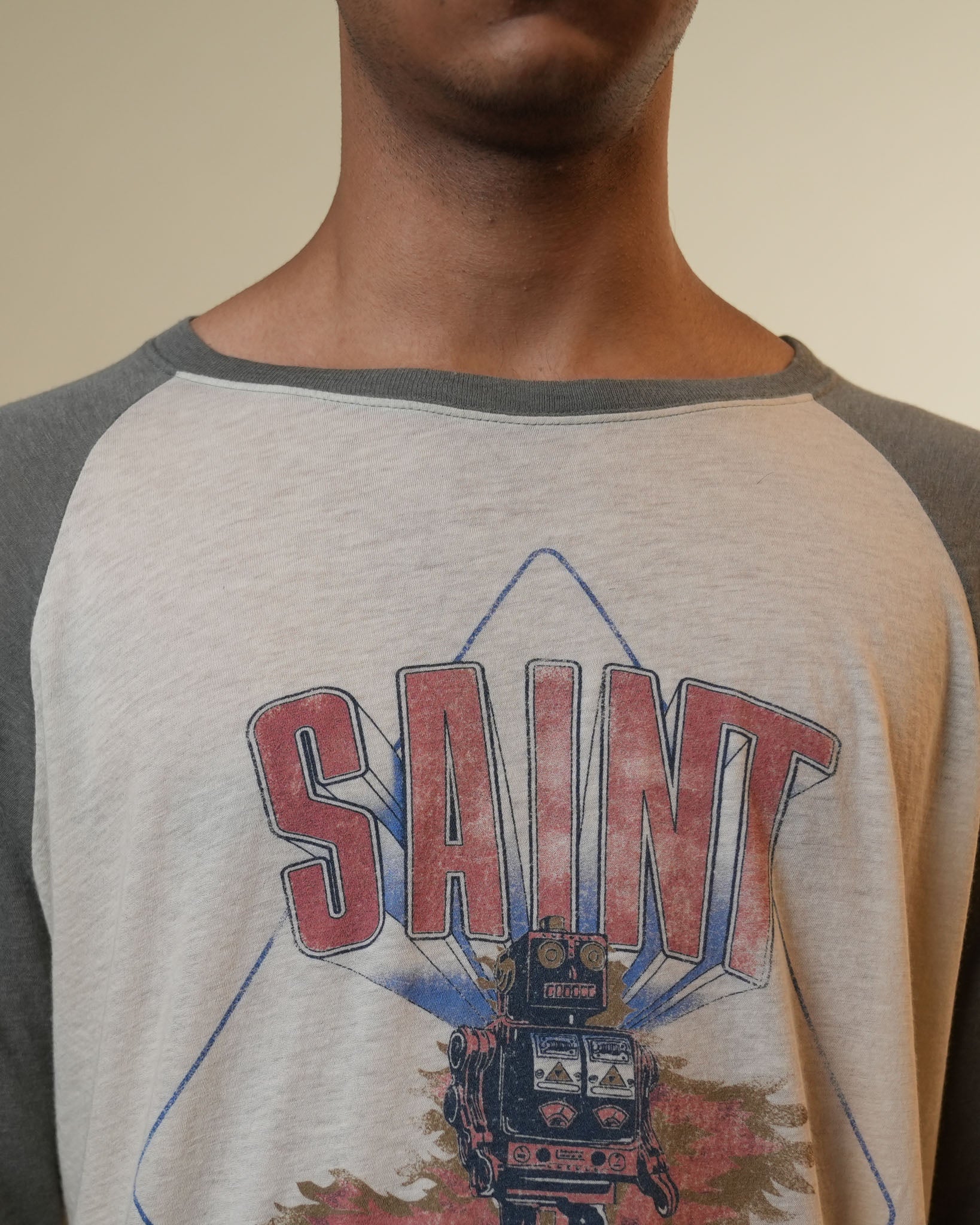 Saint Laurent Raglan Sleeves Tshirt