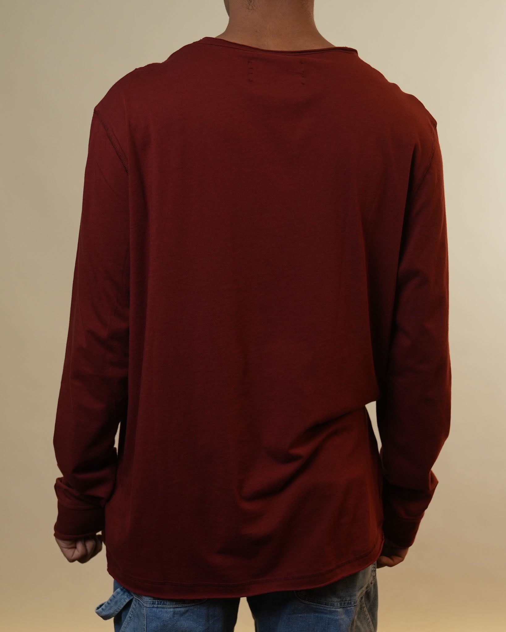 Zadig & Voltaire Rust Orange Full Sleeves Tshirt