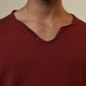 Zadig & Voltaire Rust Orange Full Sleeves Tshirt