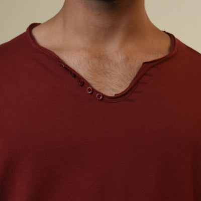 Zadig & Voltaire Rust Orange Full Sleeves Tshirt