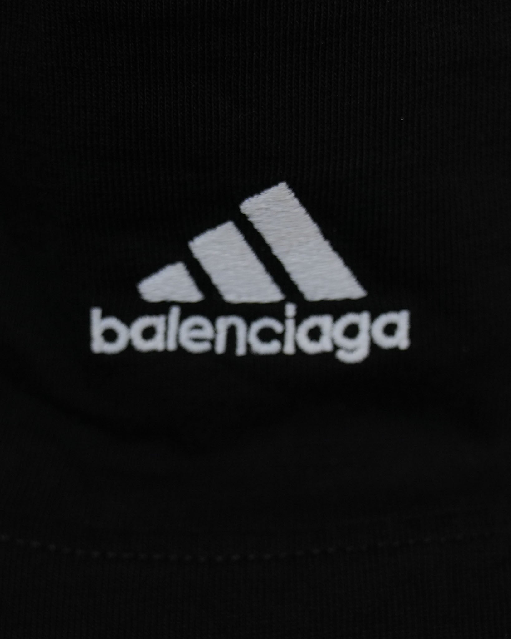 Adidas x Balenciaga Black Turtleneck Full Sleeves Tshirt