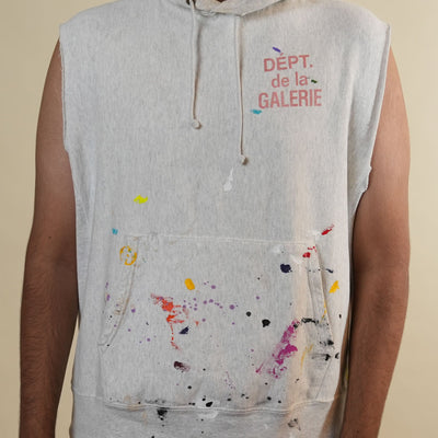 Gallery Dept Grey Tank Hoodie
