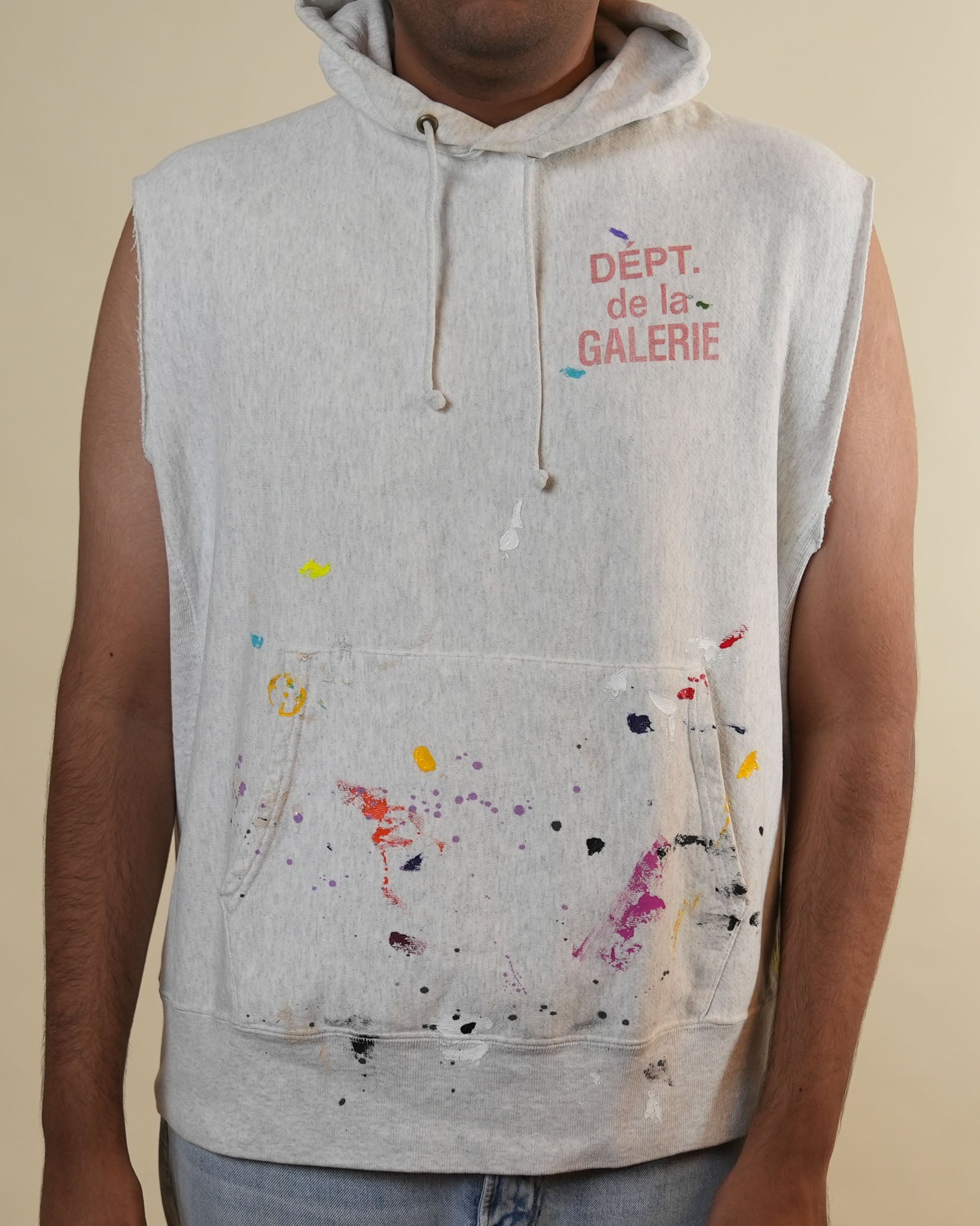 Gallery Dept Grey Tank Hoodie