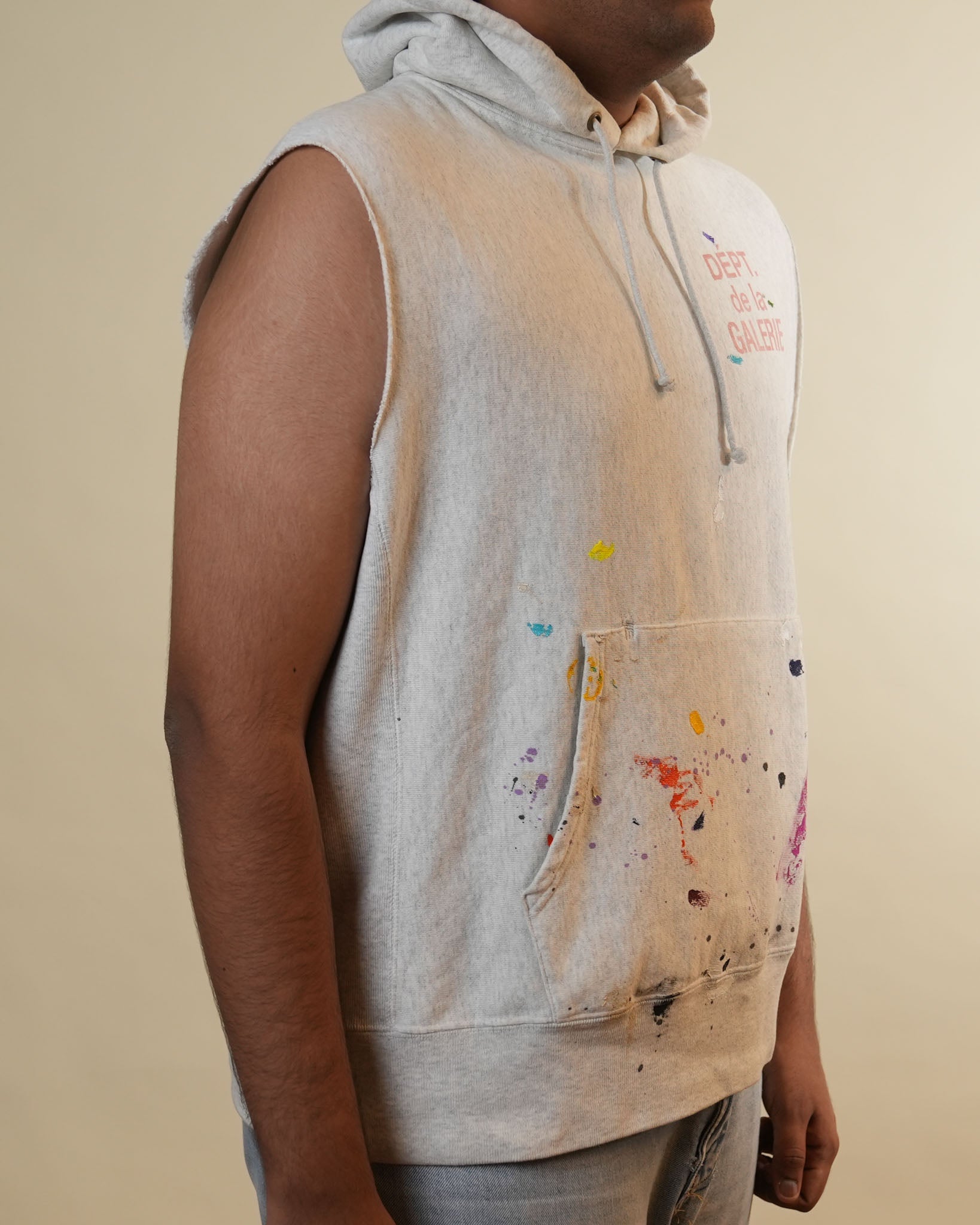 Gallery Dept Grey Tank Hoodie