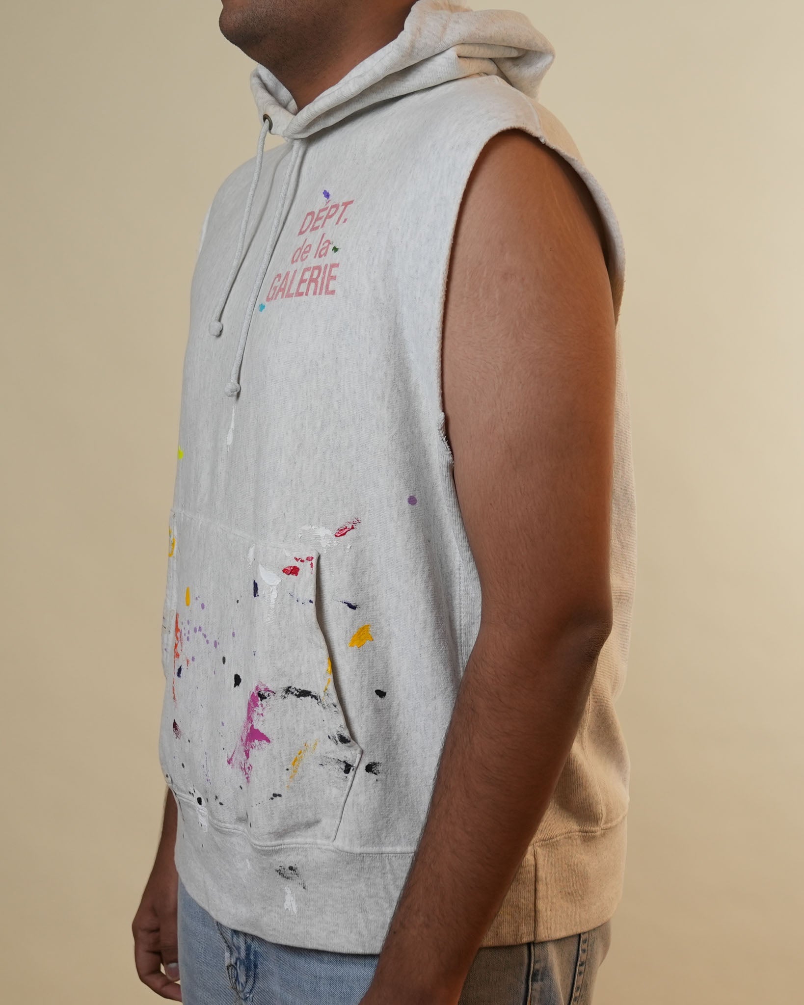 Gallery Dept Grey Tank Hoodie