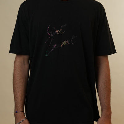 Saint Laurent Typography Black Tshirt