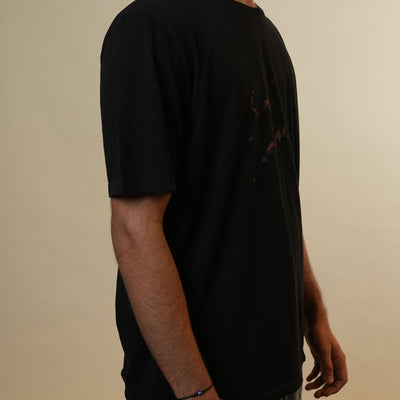 Saint Laurent Typography Black Tshirt