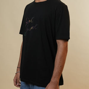 Saint Laurent Typography Black Tshirt