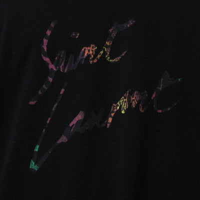 Saint Laurent Typography Black Tshirt
