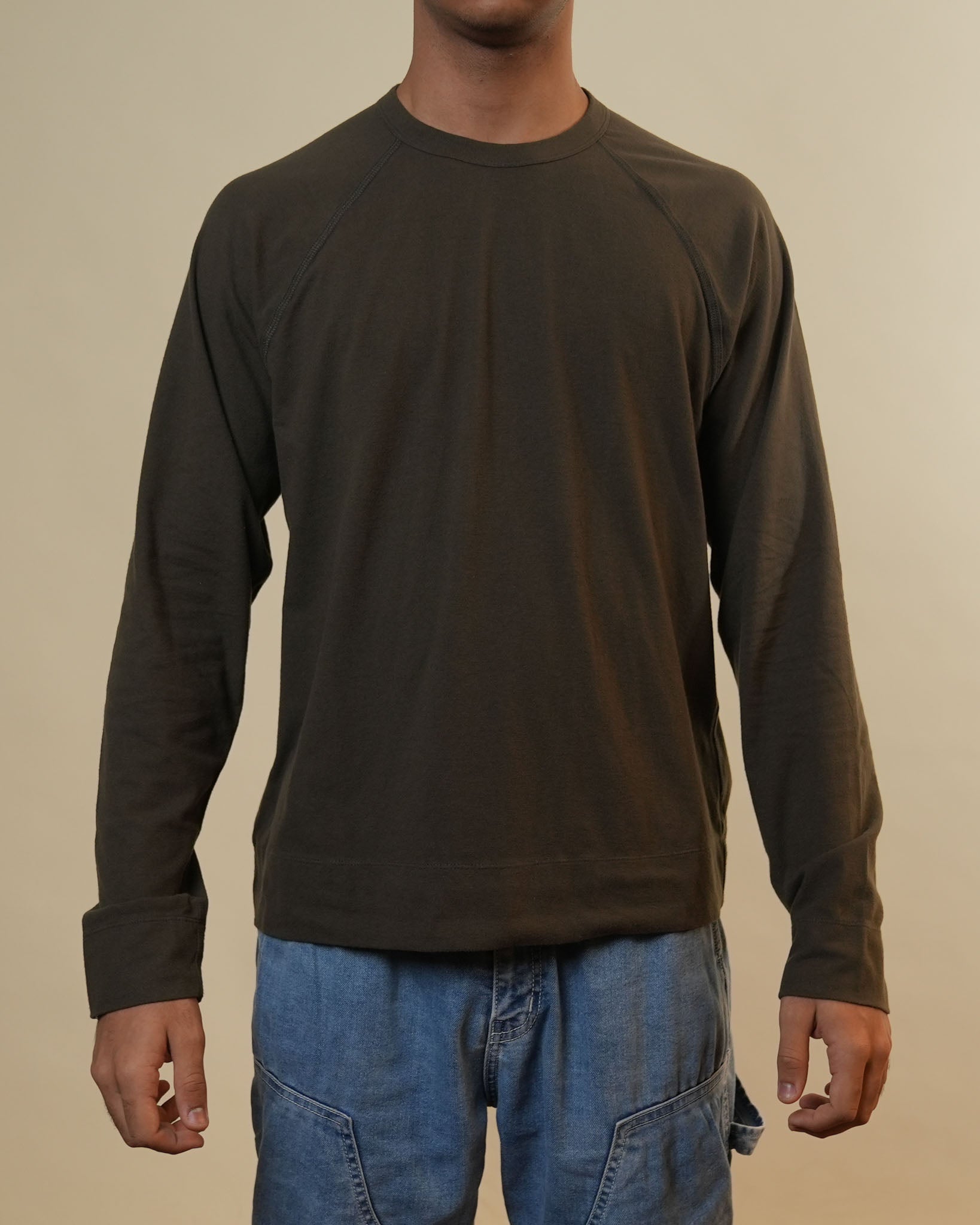 James Perse Green Full Sleeves Tshirt