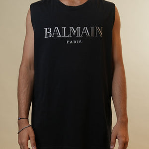 Balmain Paris Black Tank