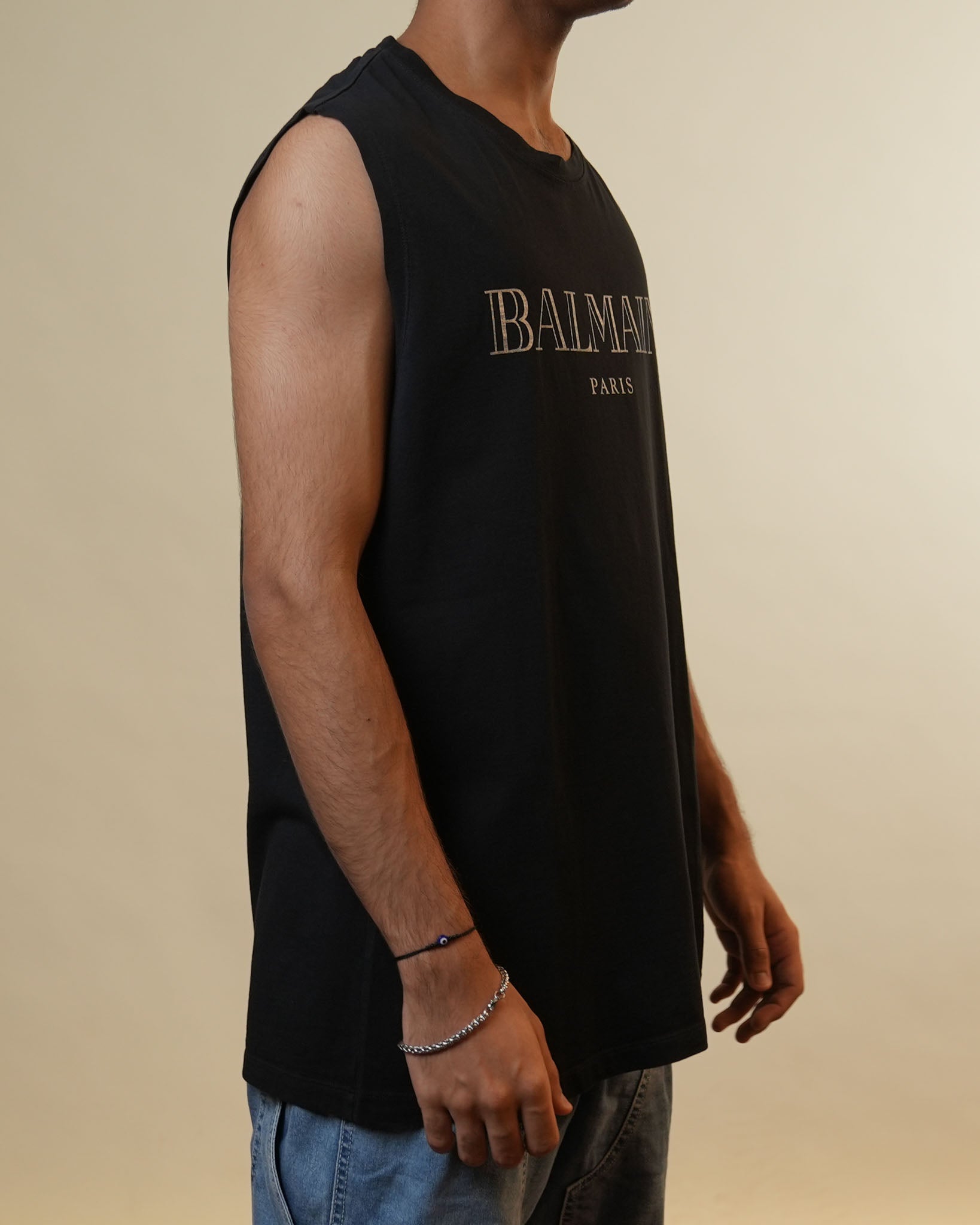 Balmain Paris Black Tank