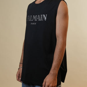 Balmain Paris Black Tank