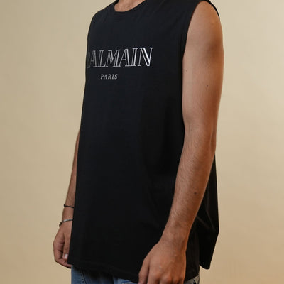 Balmain Paris Black Tank