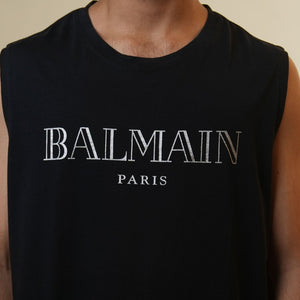 Balmain Paris Black Tank