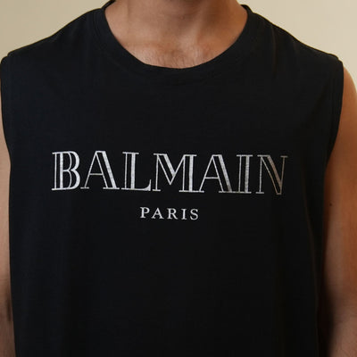 Balmain Paris Black Tank