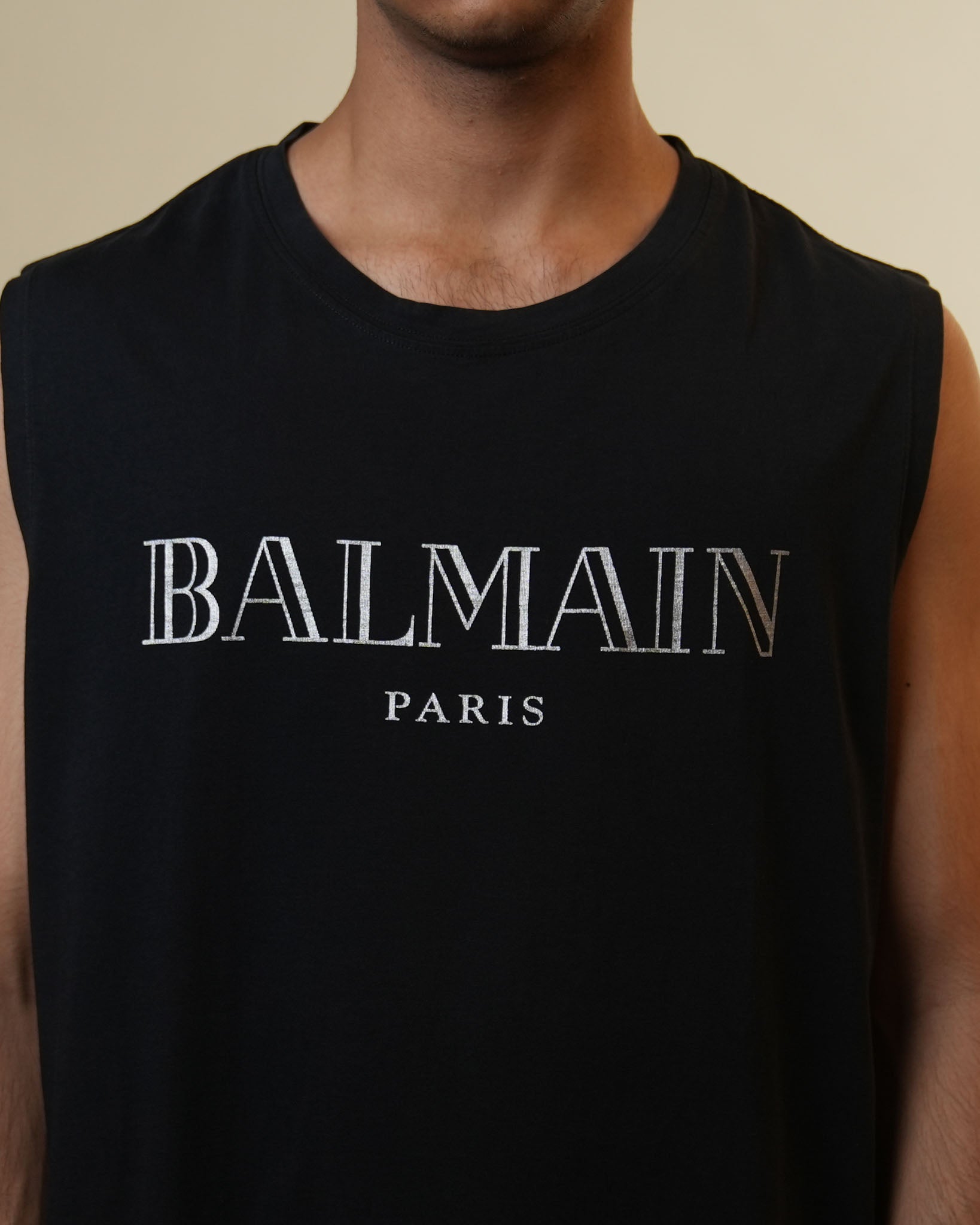 Balmain Paris Black Tank