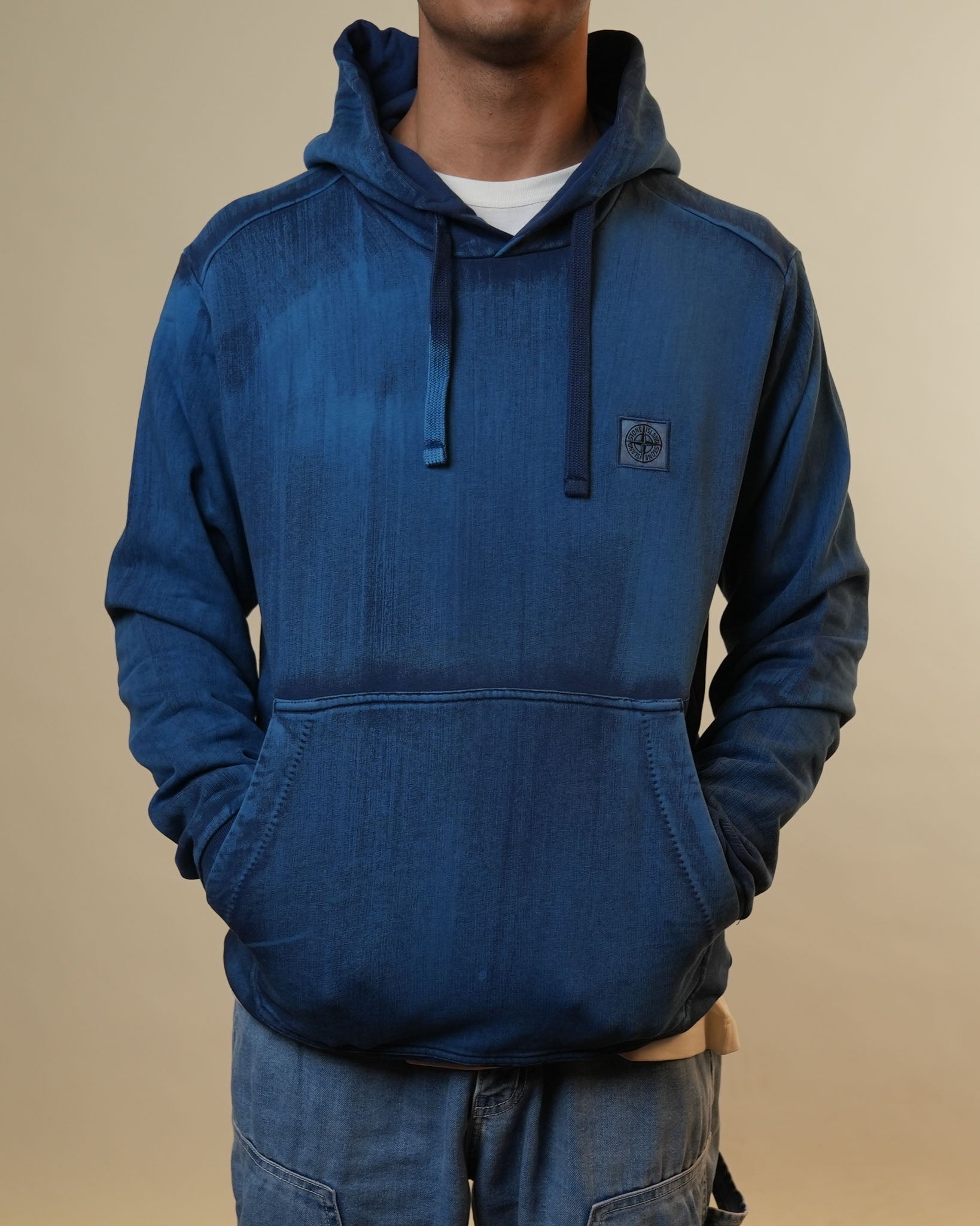 Stone Island Blue Hoodie