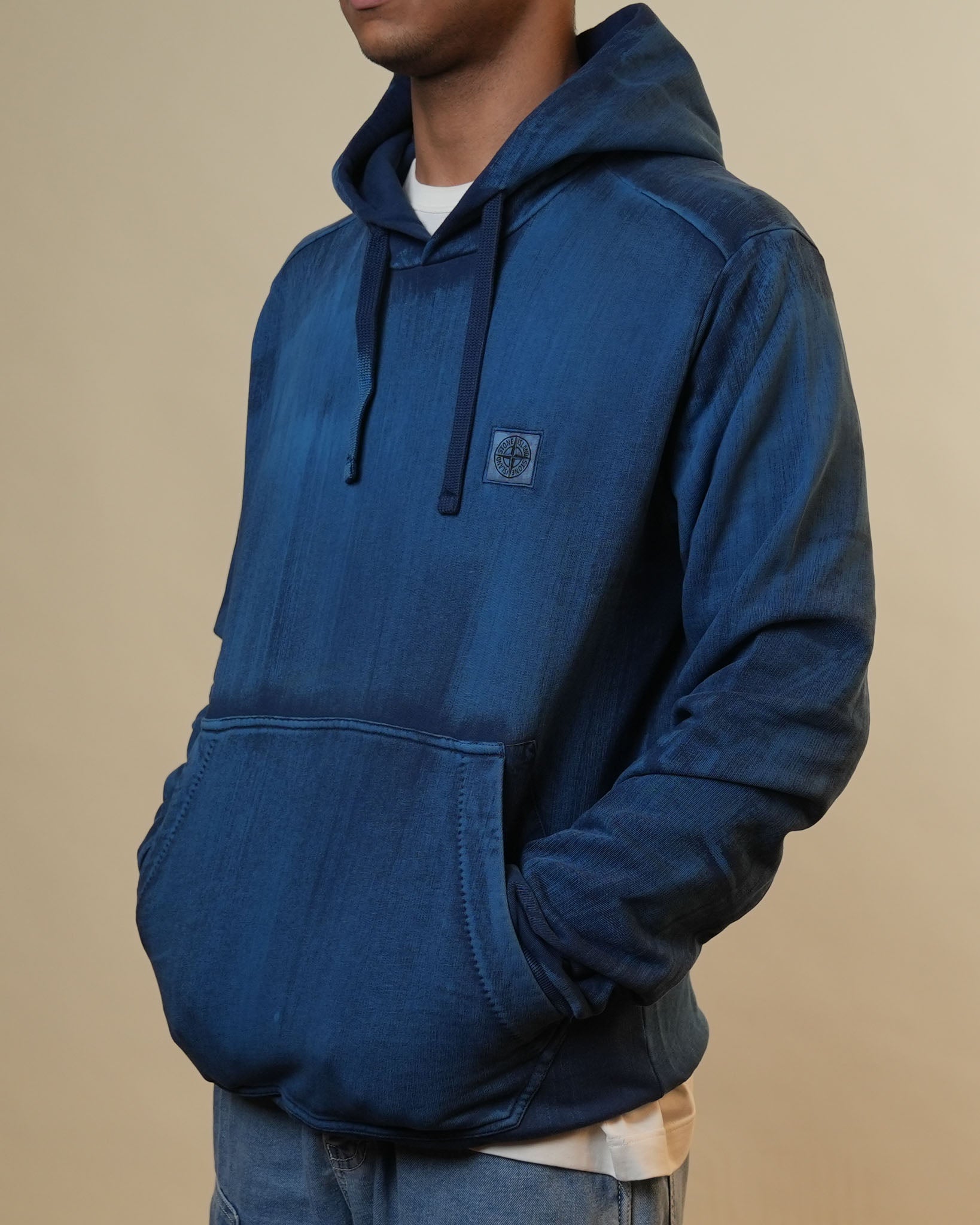 Stone Island Blue Hoodie